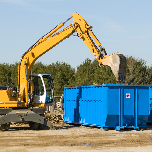 what size residential dumpster rentals are available in Moulton IA